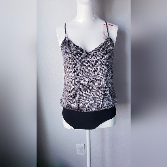 L'agence Mariela Racer Bodysuit Size XS - Picture 1 of 5